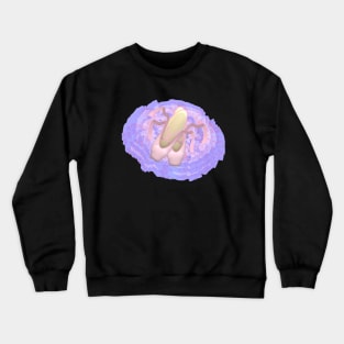 Ballet Toe Shoes and Tutu (Black Background) Crewneck Sweatshirt